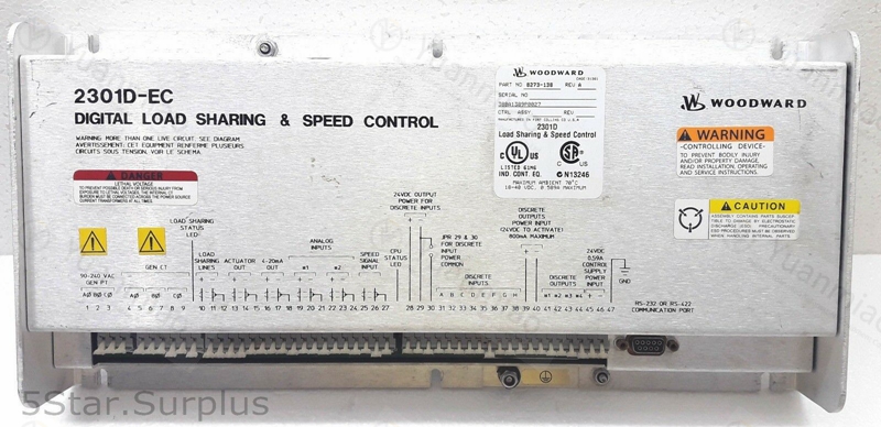 WOODWARD-伍德沃德 5462-085 调速器